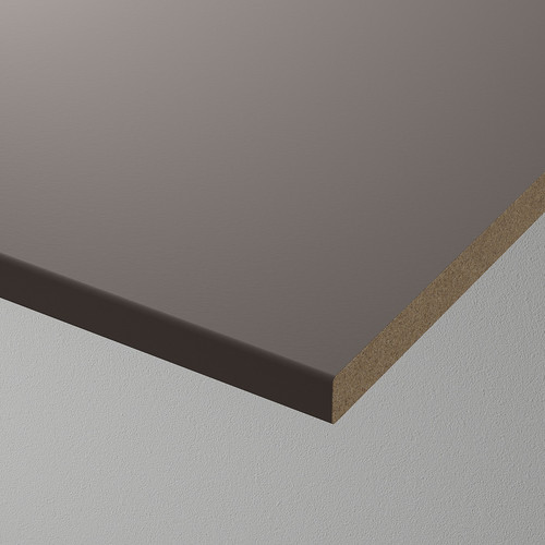 KOMPLEMENT Shelf, dark grey, 50x58 cm