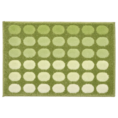 TUNNELBANA Door mat, light green, 40x60 cm