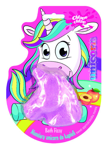 Fizzy Bath Unicorn Horn Sweet Apricot