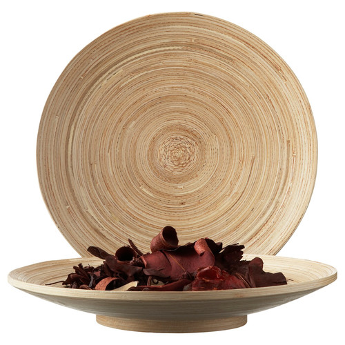 HULTET Dish, bamboo, 30 cm