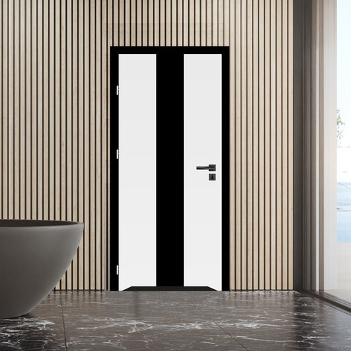 Internal Door, Undercut, Fortia Exmoor 80, left, premium white