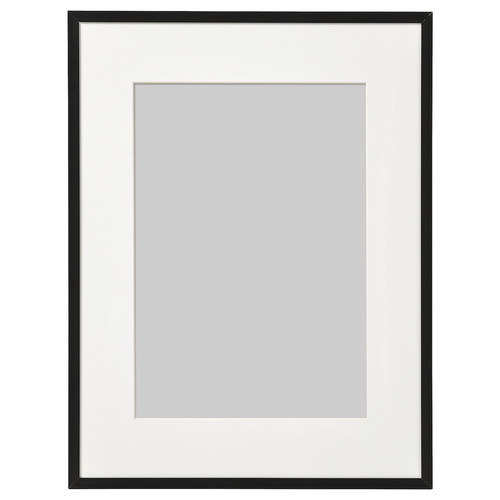 LOMVIKEN Frame, black, 30x40 cm