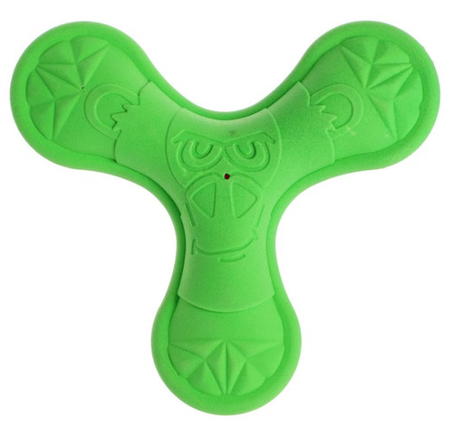 Dingo Dog Toy TPR Boomerang Tri 16.5cm