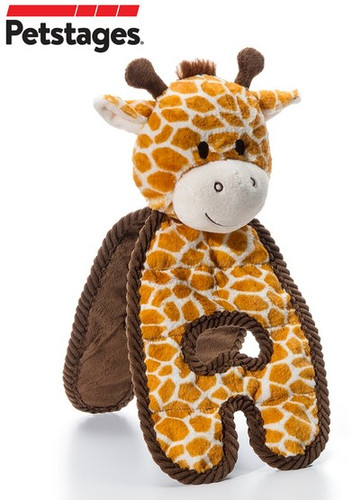 Petstages Cuddle Tugs Giraffe 38cm