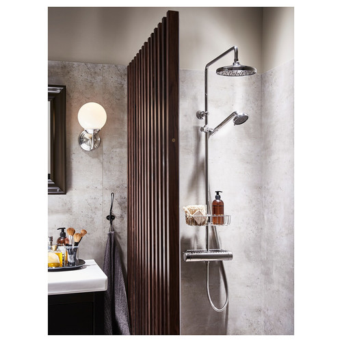 VOXNAN Shower set with thermostatic mixer, chrome-plated