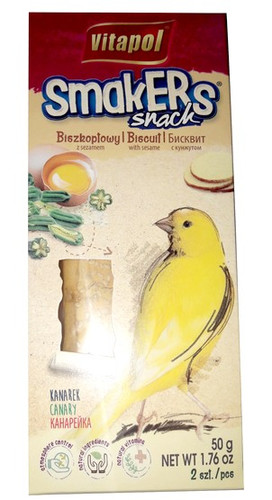 Vitapol Biscuit Smaker Seed Snack for Canary 2-pack