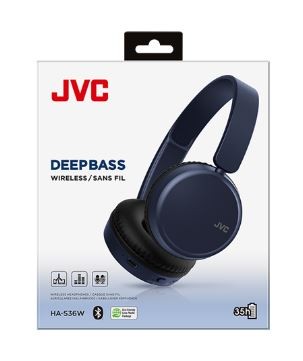 JVC Headset Headphones HA-S36 WAU, blue