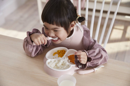 BABYBJORN Mealtime Set, Powder Pink