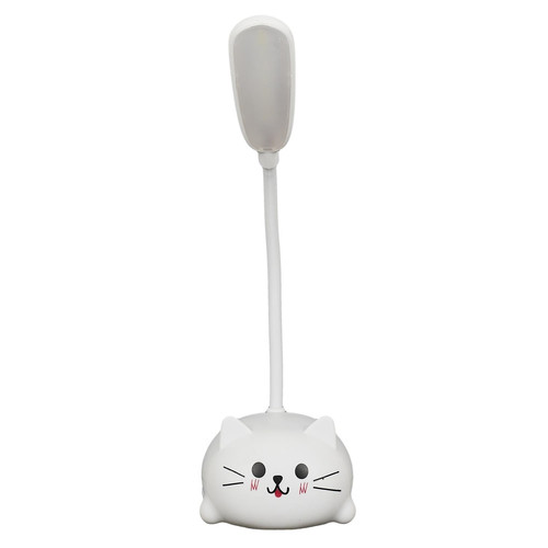 LED Desk Lamp Kitty, white