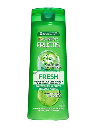 Fructis Fresh Purifying Shampoo Hair 400ml