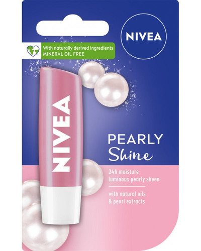 NIVEA Lip Care Pearly Shine Lip Balm 4.8g