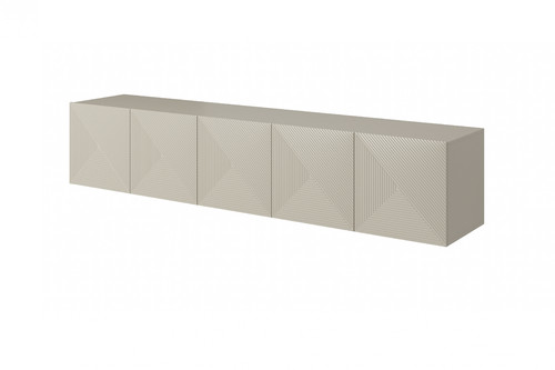 Wall-Mounted TV Cabinet Asha 200cm, cashmere