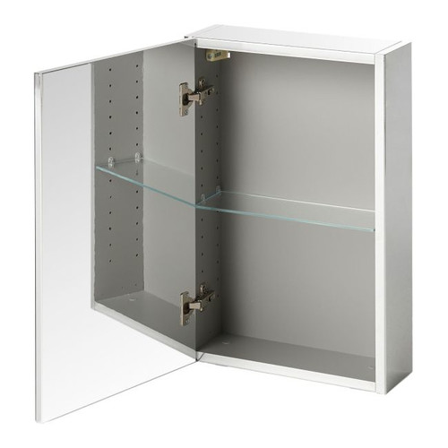 Bathroom Mirrored Wall Cabinet GoodHome Imandra 40x60x15cm