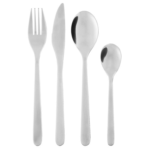 FÖRNUFT 24-piece cutlery set, stainless steel