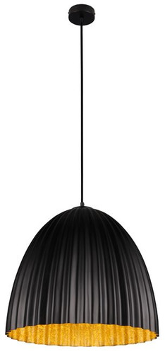 Pendant Lamp Telma E27, black/gold