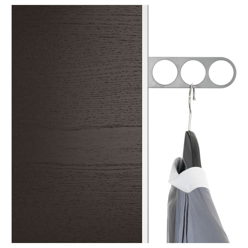 KOMPLEMENT Valet hanger, dark gray, 17x5 cm