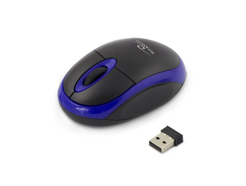 Titanum Wireless Optical Mouse VOLTURE 3D 2.4GHz, black-blue