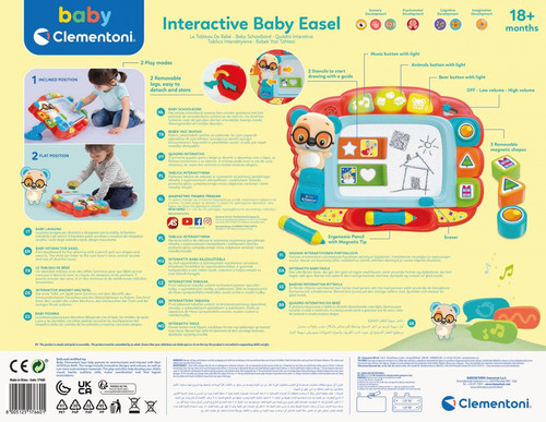 Clementoni Baby Interactive Baby Easel 18m+