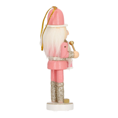 Christmas Tree Decoration Nutcracker 12cm Set of 2pcs, pink