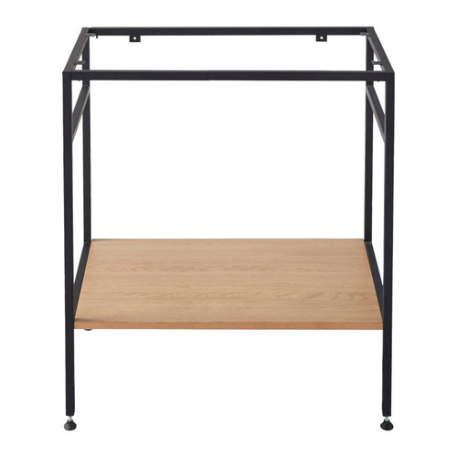 GoodHome Basin Stand Duala 80 x 45 cm, black