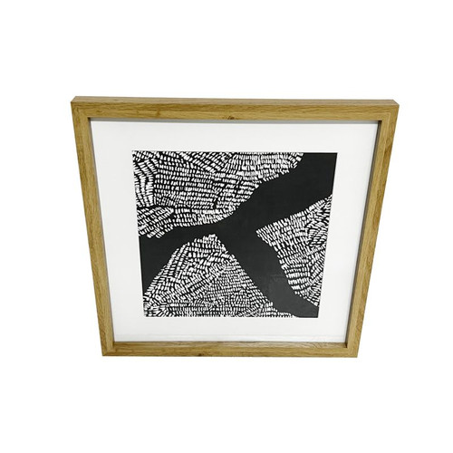 GoodHome Picture Frame Islande 40 x 40 cm, oak