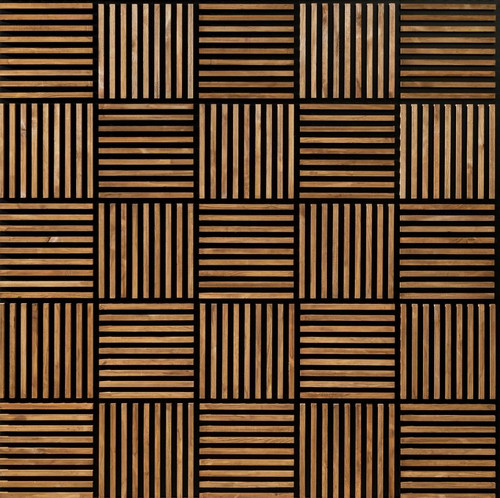 Stegu Decorative Wooden Panel Lamella Linea, light oak, 0.58sqm