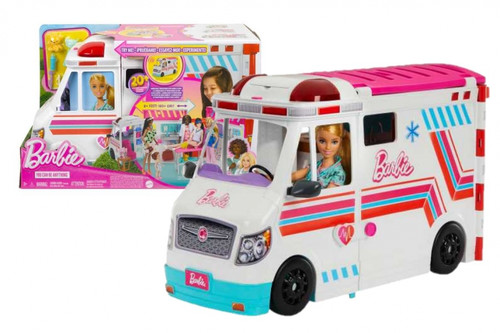 Barbie Transforming Ambulance and Clinic Playset HKT79 3+