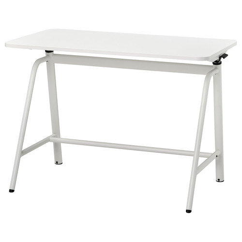 GLADHÖJDEN Desk sit/stand, white, 100x60 cm