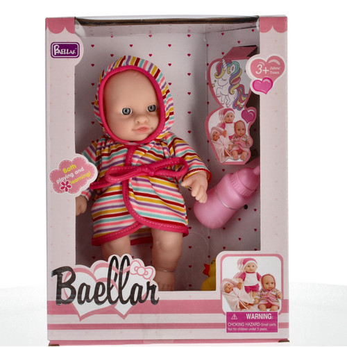 Baellar Baby Doll with Accessories, 1 set, assorted, 3+