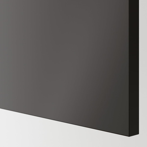 KUNGSBACKA Cover panel, anthracite, 39x240 cm