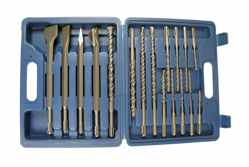 Silver Drill Bit Set, 17pcs