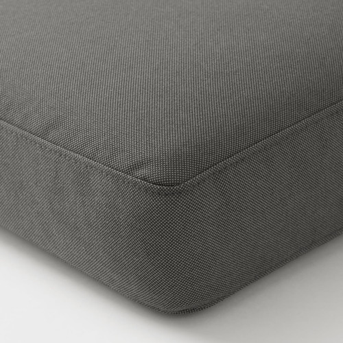 FRÖSÖN Cover for seat cushion, outdoor dark grey, 62x62 cm