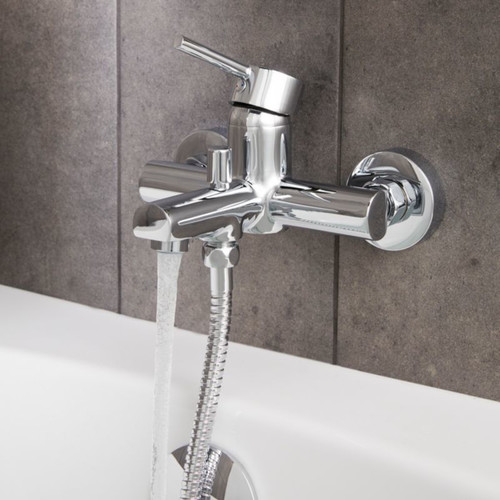 GoodHome Bath Tap Lazu, chrome