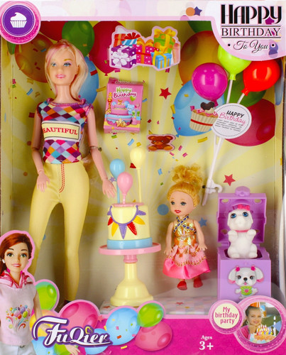 Happy Birthday Doll 29cm with Accessories Playset 3+