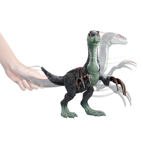 Jurassic World Dominion Sound Slashin' Slasher therizinosaurus Figure Attack Action & Sounds GWD65 4+