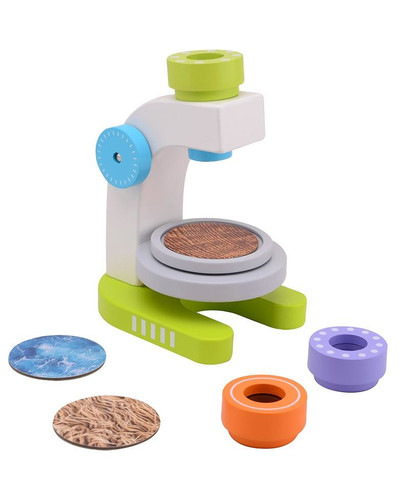 Joueco Wooden Toy Microscope 3+