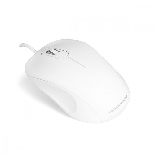 Modecom Wired Optical Mouse M10, white