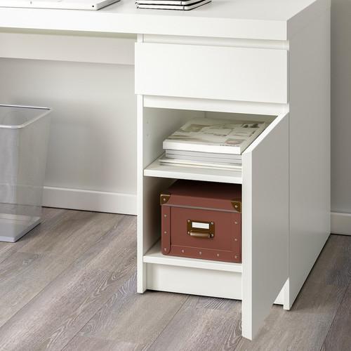 MALM Desk, white, 140x65 cm