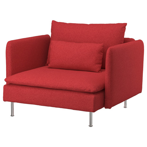 SÖDERHAMN Armchair, Tonerud red