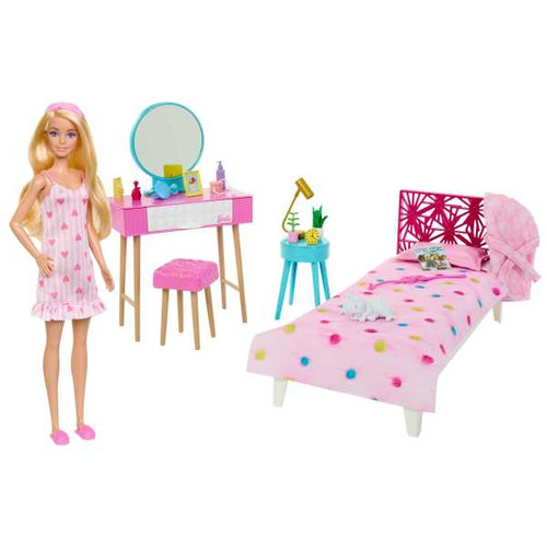 Barbie Doll with Accessories Bedroom HPT55 3+