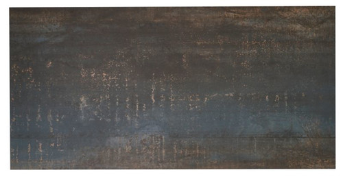 Glazed Gres Tile 60 x 120 cm, metal iron, 1.44 m2