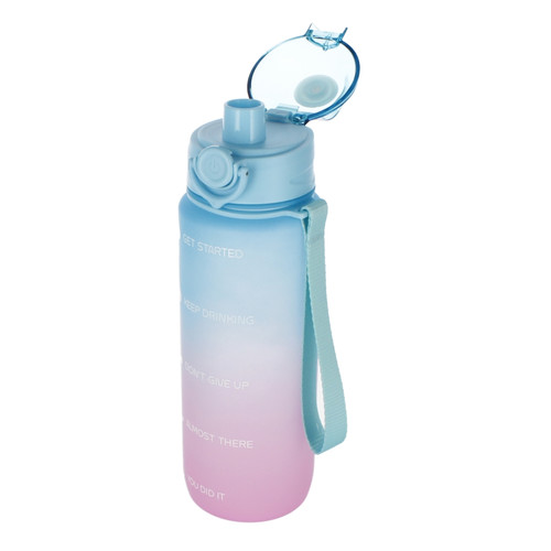 Water Bottle 750ml, blue-pink