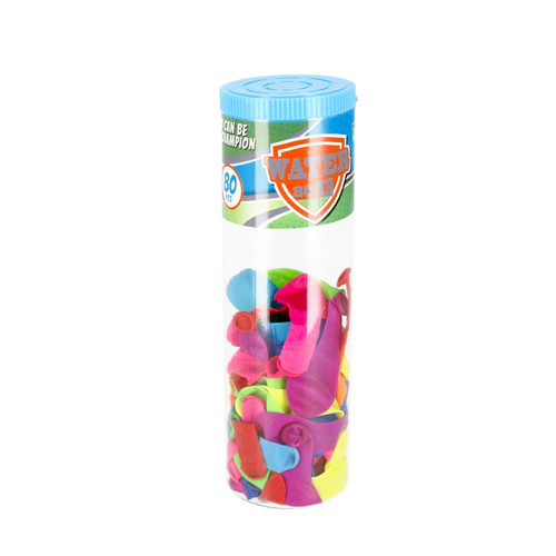 Water Bomb 80pcs in a Tube, 1pc, assorted colours, 3+