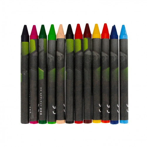 Starpak Wax Crayons 12 Colours Football