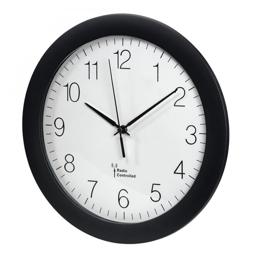 Hama Wall Clock DCF PG-300, black