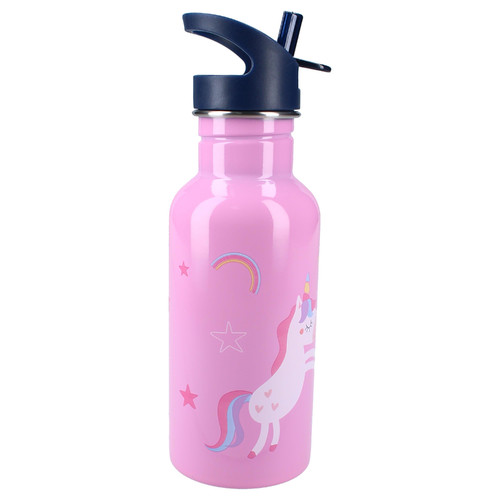 PRET Water Bottle for Children 500ml Unicorn Pink