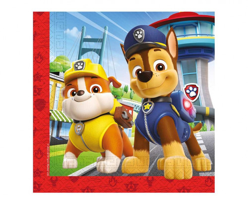 Paper Napkins 33x33cm 20-pack Paw Patrol