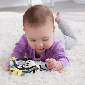 Fisher-Price 2-in-1 Rockin’ Tummy Time Otter, Plush Baby Sensory Toy HXG96 0+