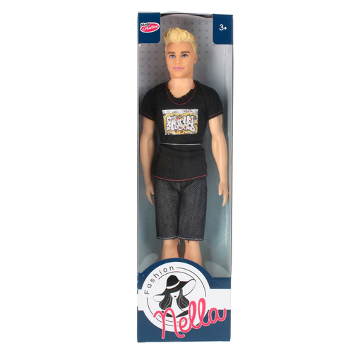 Fashion Doll Boy Nella, 1pc, assorted models, 3+