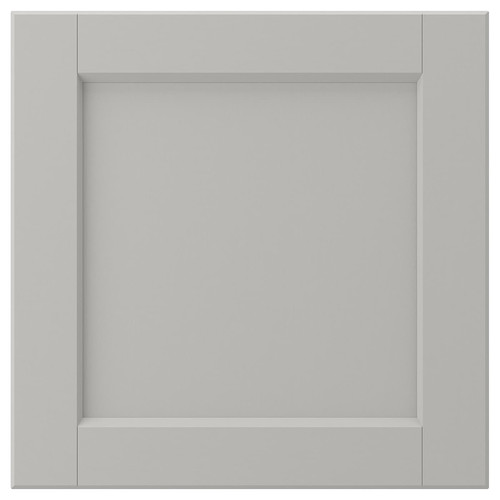 LERHYTTAN Door, light grey, 40x40 cm